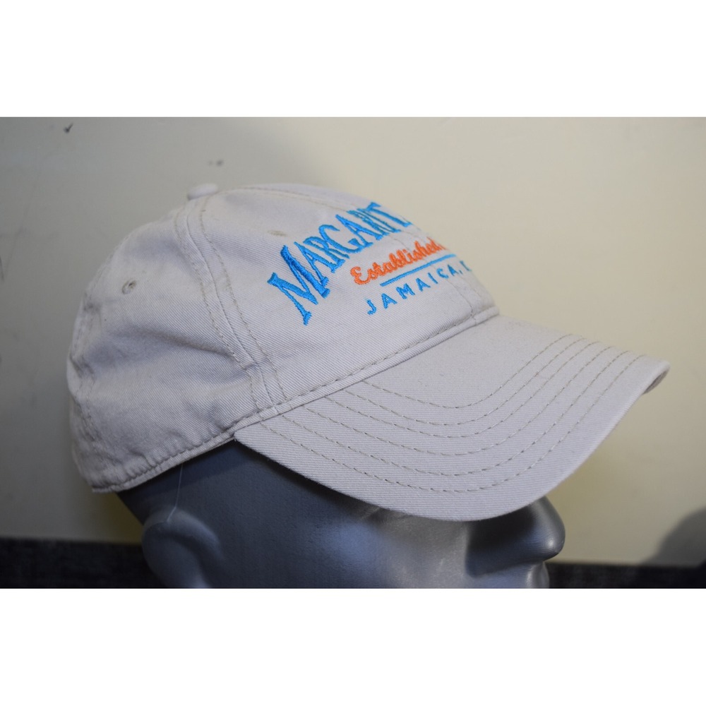 Margaritville Jamaica West Indies Strap Back Cotton Twill Baseball Hat